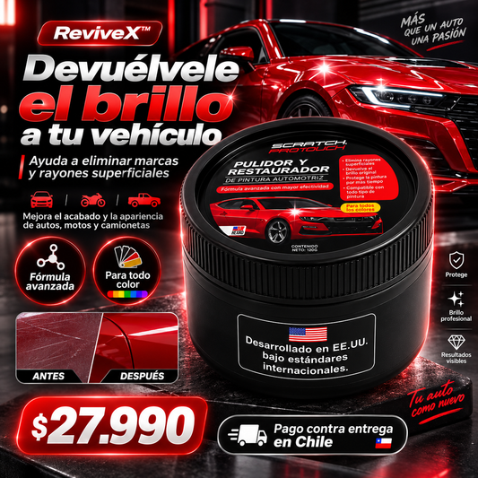 ReviveX™ — Pulidor y Restaurador de Pintura Automotriz