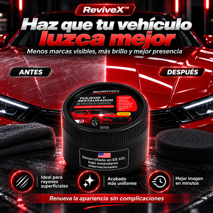 ReviveX™ — Pulidor y Restaurador de Pintura Automotriz
